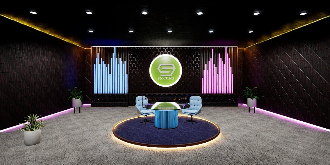 PODSTAGE X1: Podcast studio  | Unreal Engine Virtual Set |