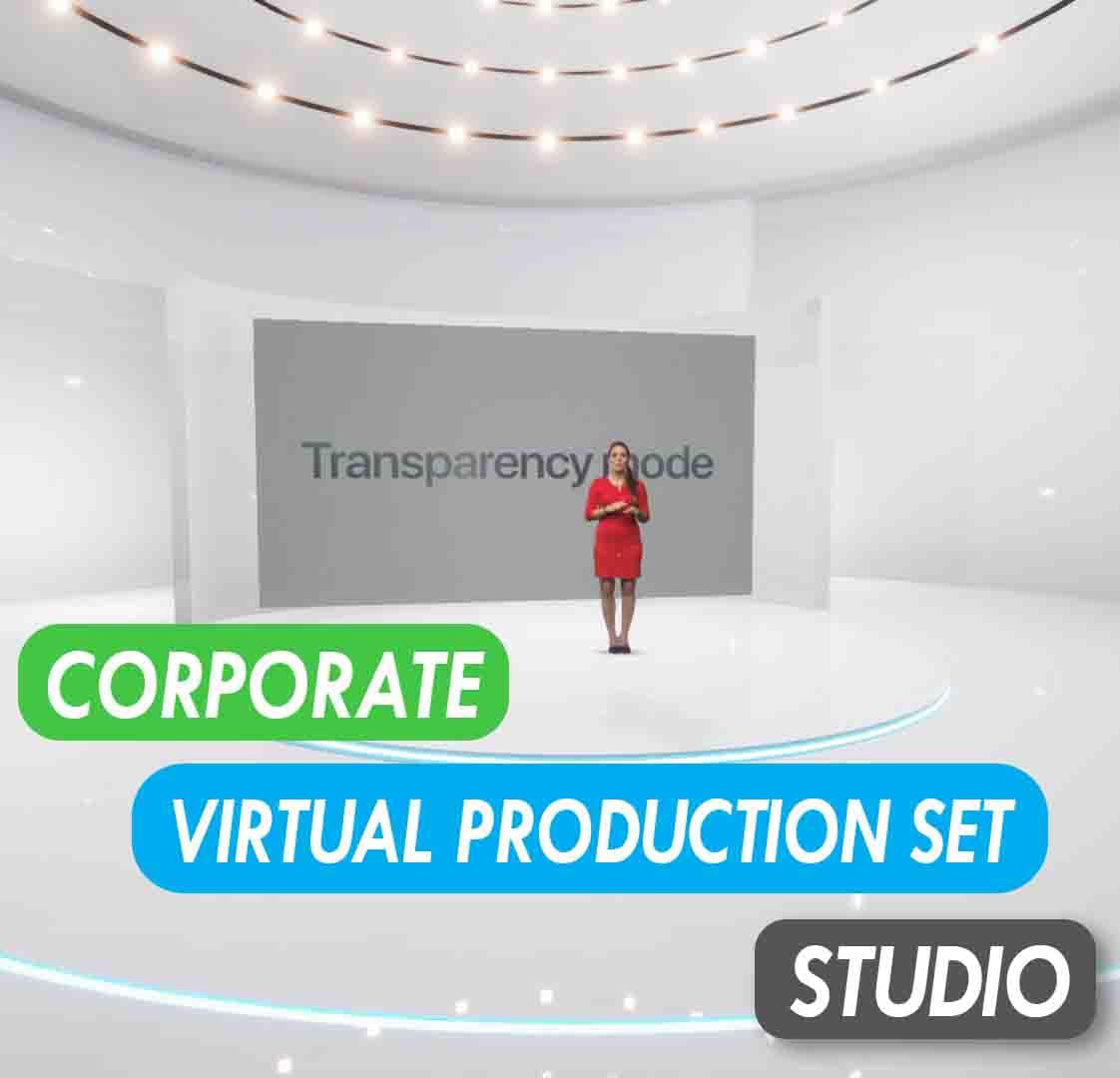 VIRTUAL PRODUCTION SET | CORPORATE 2 | UNREAL ENGINE  | AXIMMETRY | ZERO DENSITY