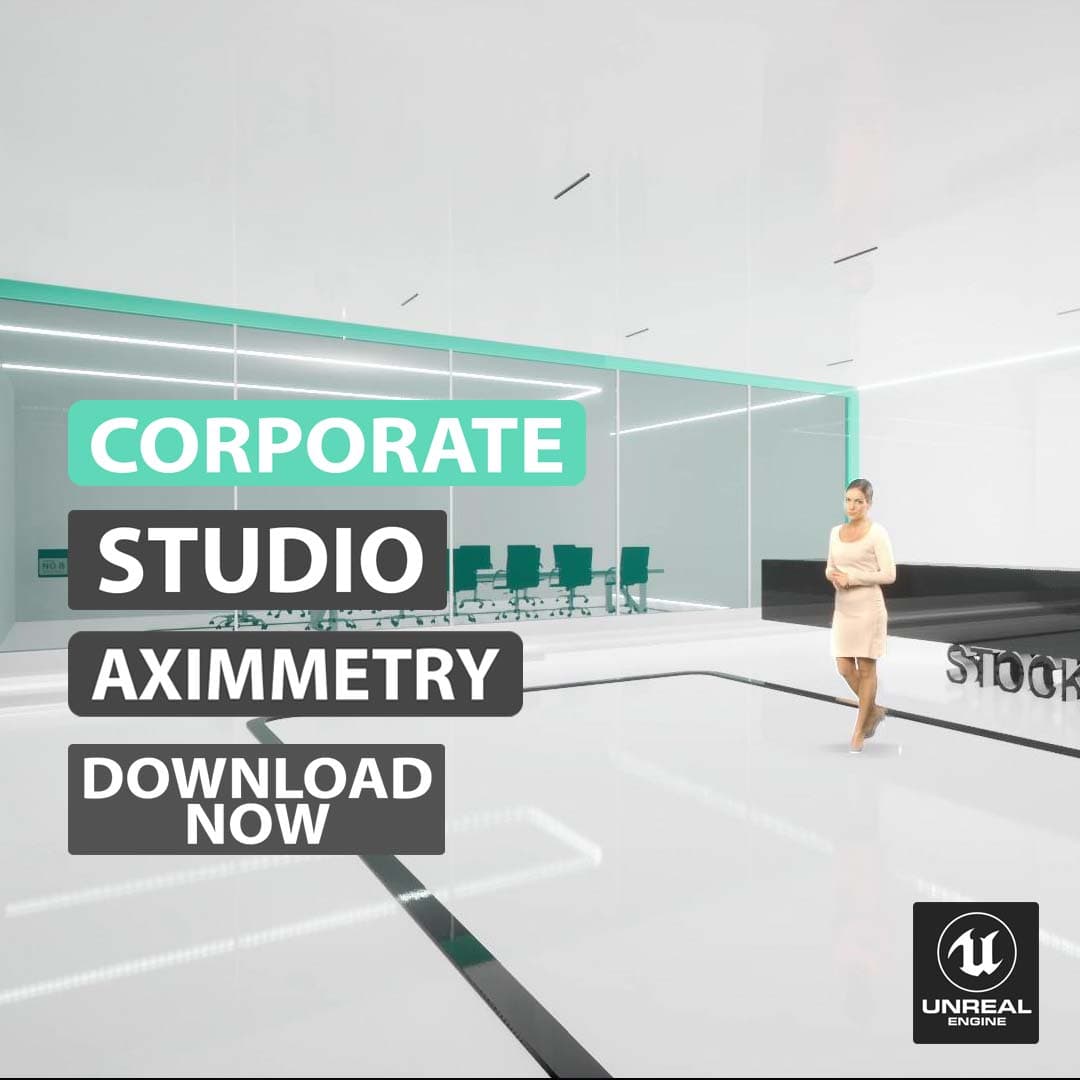 CORPORATE 4 | VIRTUAL PRODUCTION SET | UNREAL ENGINE  | AXIMMETRY | ZERO DENSITY