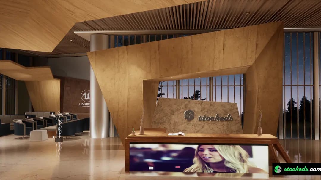 30-IN-1 UNREAL VIRTUAL SETS PACK – NEWSROOMS & TALKSHOWS COMBO-2