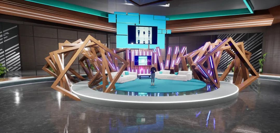 30-IN-1 UNREAL VIRTUAL SETS PACK – NEWSROOMS & STAGE COMBO-14