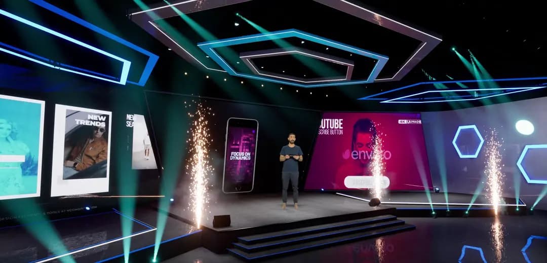 ULTIMATE COMBO-80 UNREAL ENGINE STAGE VIRTUAL SETS (JUST $7/SET!)-11