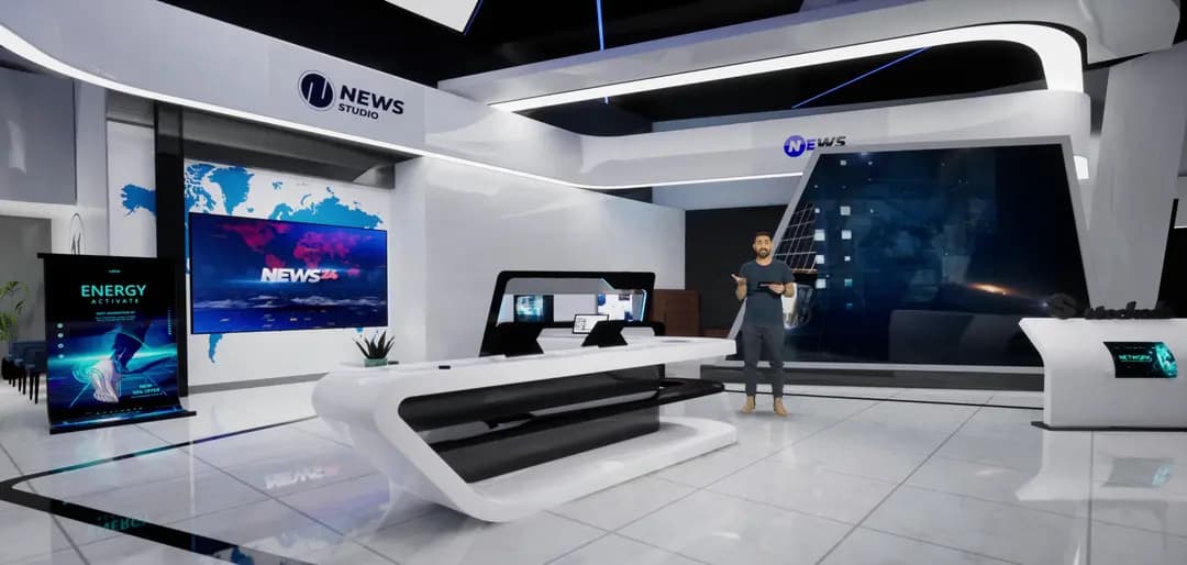 MEGA COMBO PACK 1 – 30 UNREAL ENGINE NEWSROOM VIRTUAL SETS-20