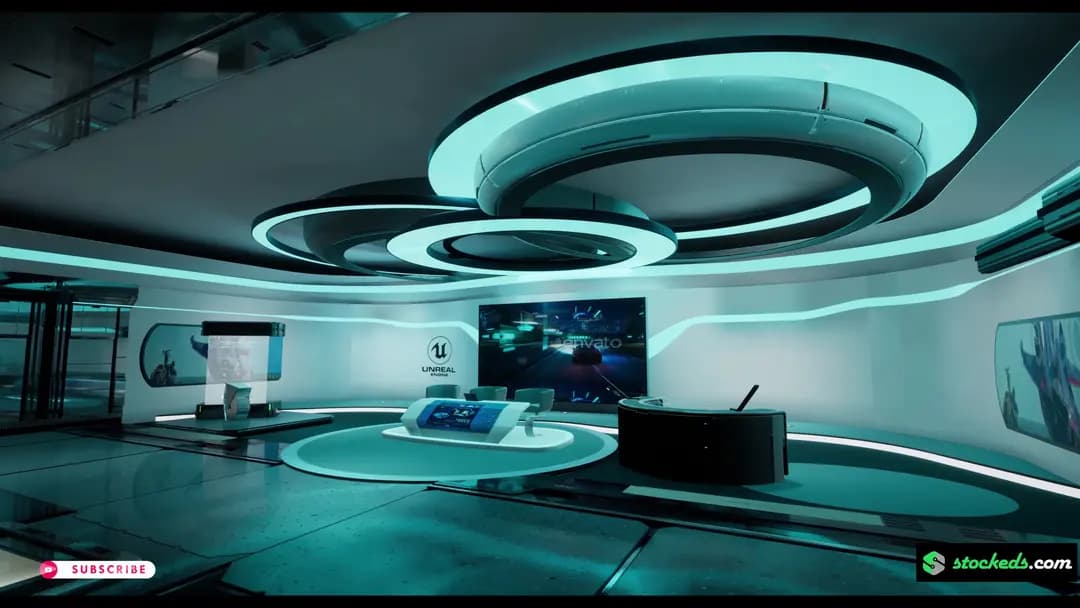 30-IN-1 UNREAL VIRTUAL SETS PACK – TALKSHOWS & STAGE COMBO-10
