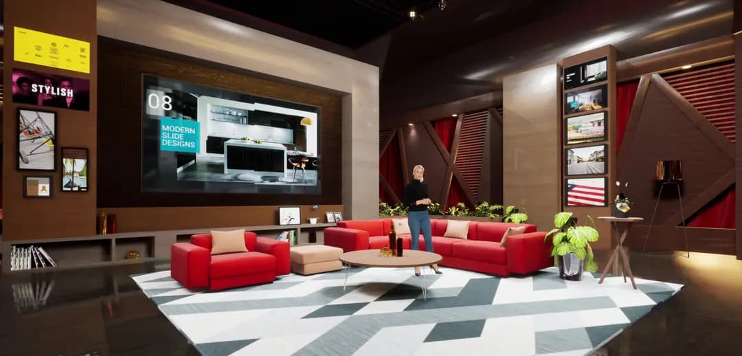 ULTIMATE COMBO-100 UNREAL ENGINE TALKSHOW VIRTUAL SETS (JUST $6/SET!)-81