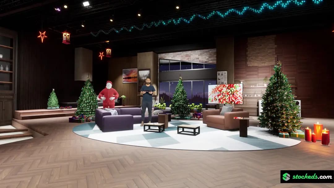 ULTIMATE COMBO-100 UNREAL ENGINE TALKSHOW VIRTUAL SETS (JUST $6/SET!)-82