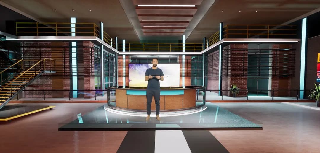 MEGA COMBO PACK 1 – 30 UNREAL ENGINE NEWSROOM VIRTUAL SETS-31