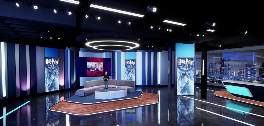 ULTIMATE COMBO-100 UNREAL ENGINE TALKSHOW VIRTUAL SETS (JUST $6/SET!)-89