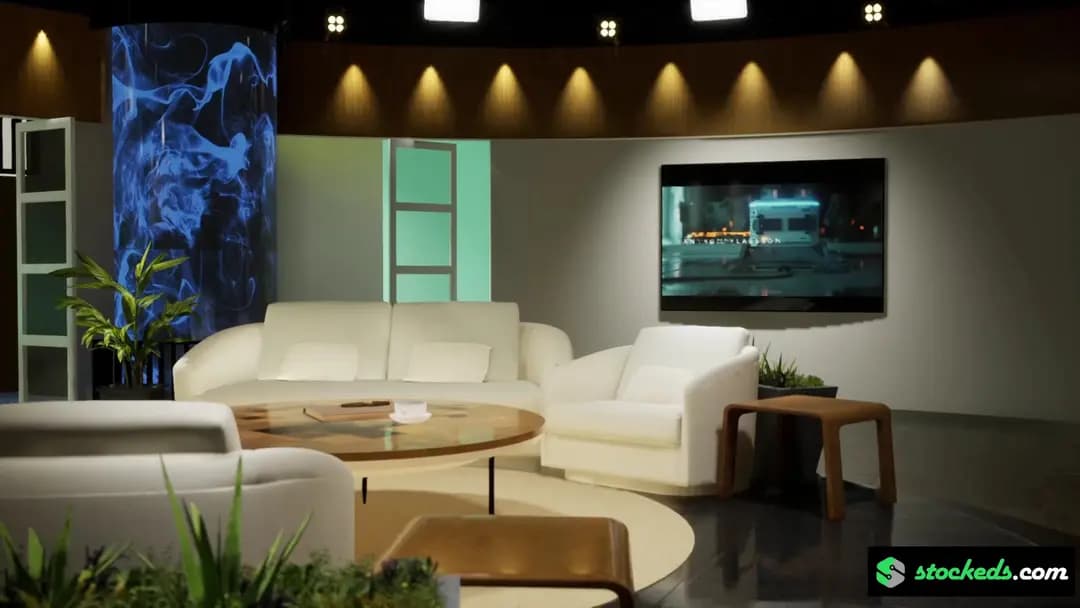 30-IN-1 UNREAL VIRTUAL SETS PACK – NEWSROOMS & TALKSHOWS COMBO-30