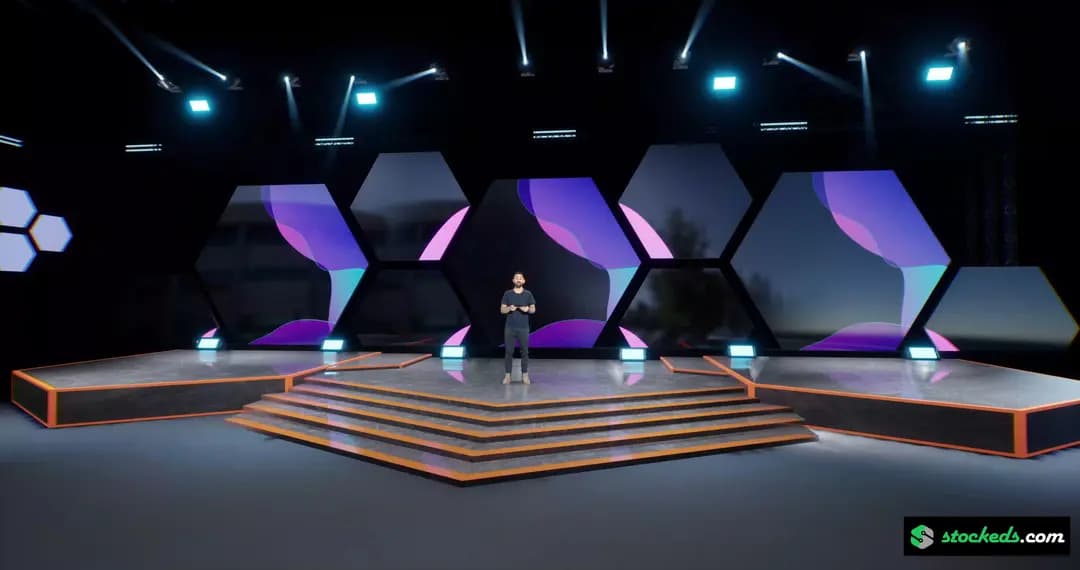 ULTIMATE COMBO-80 UNREAL ENGINE STAGE VIRTUAL SETS (JUST $7/SET!)-46