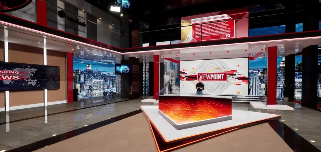 MEGA COMBO PACK 1 – 30 UNREAL ENGINE NEWSROOM VIRTUAL SETS-6