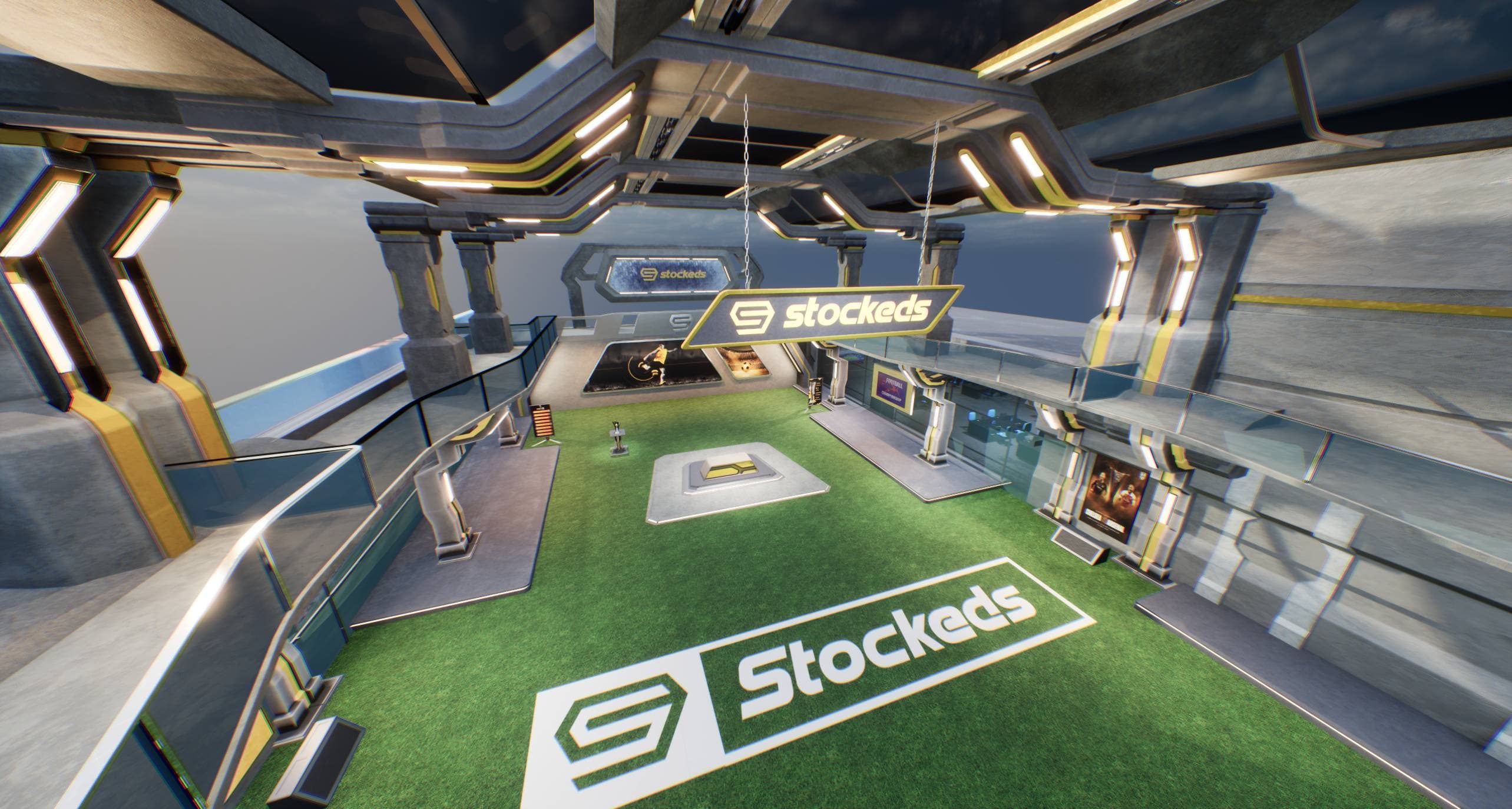 SPORTS NEWSROOM TSPRT  | Unreal Engine Corporate Virtual Set |-6
