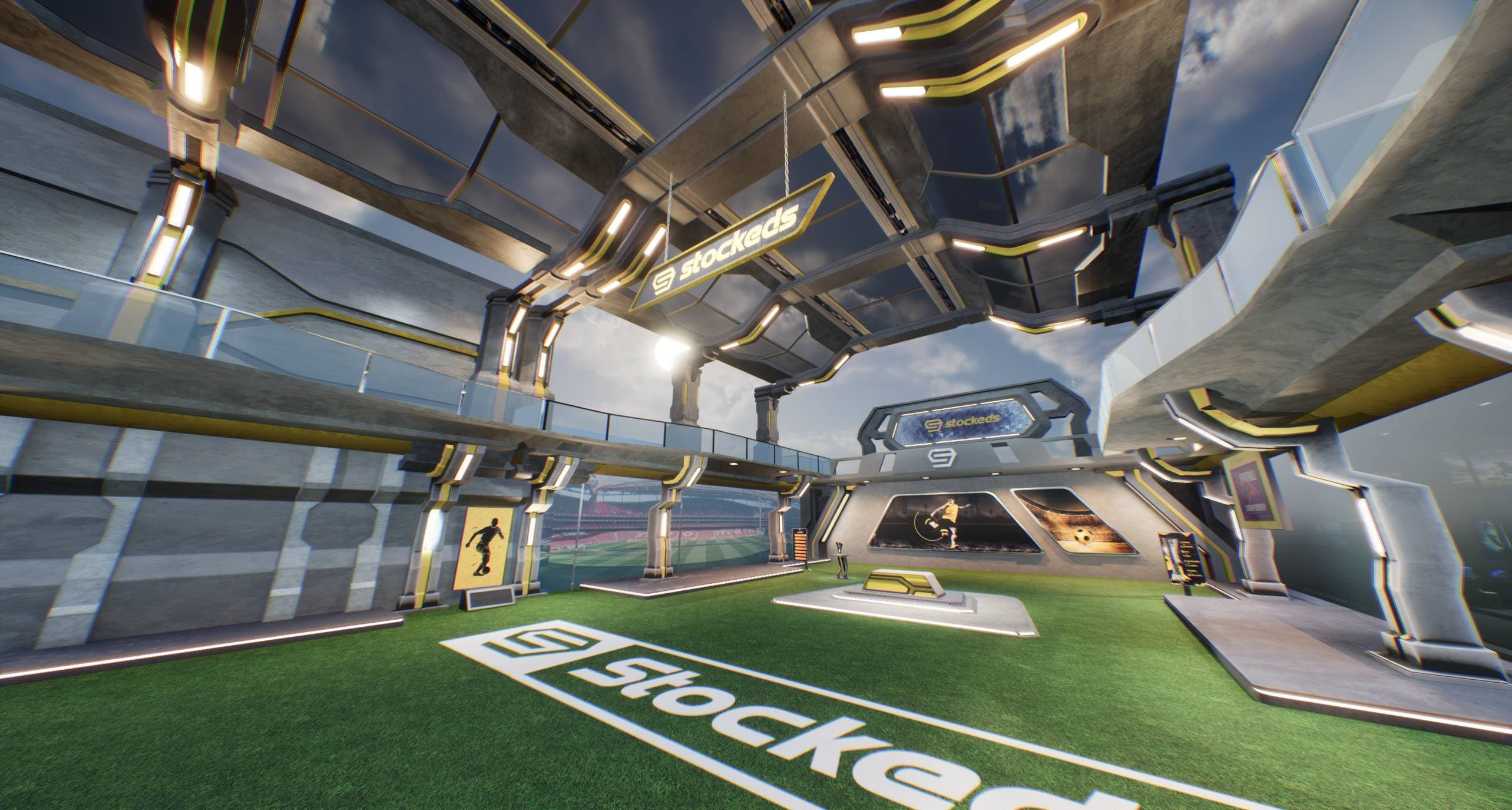 SPORTS NEWSROOM TSPRT  | Unreal Engine Corporate Virtual Set |-7