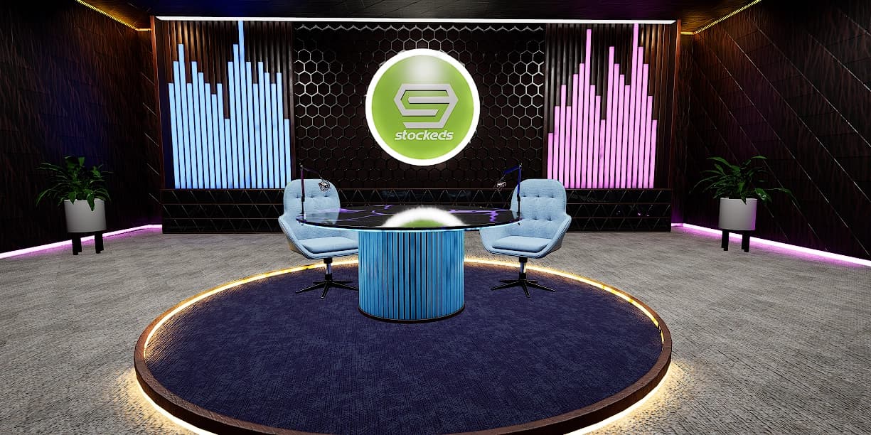 PODSTAGE X1: Podcast studio  | Unreal Engine Virtual Set |-2