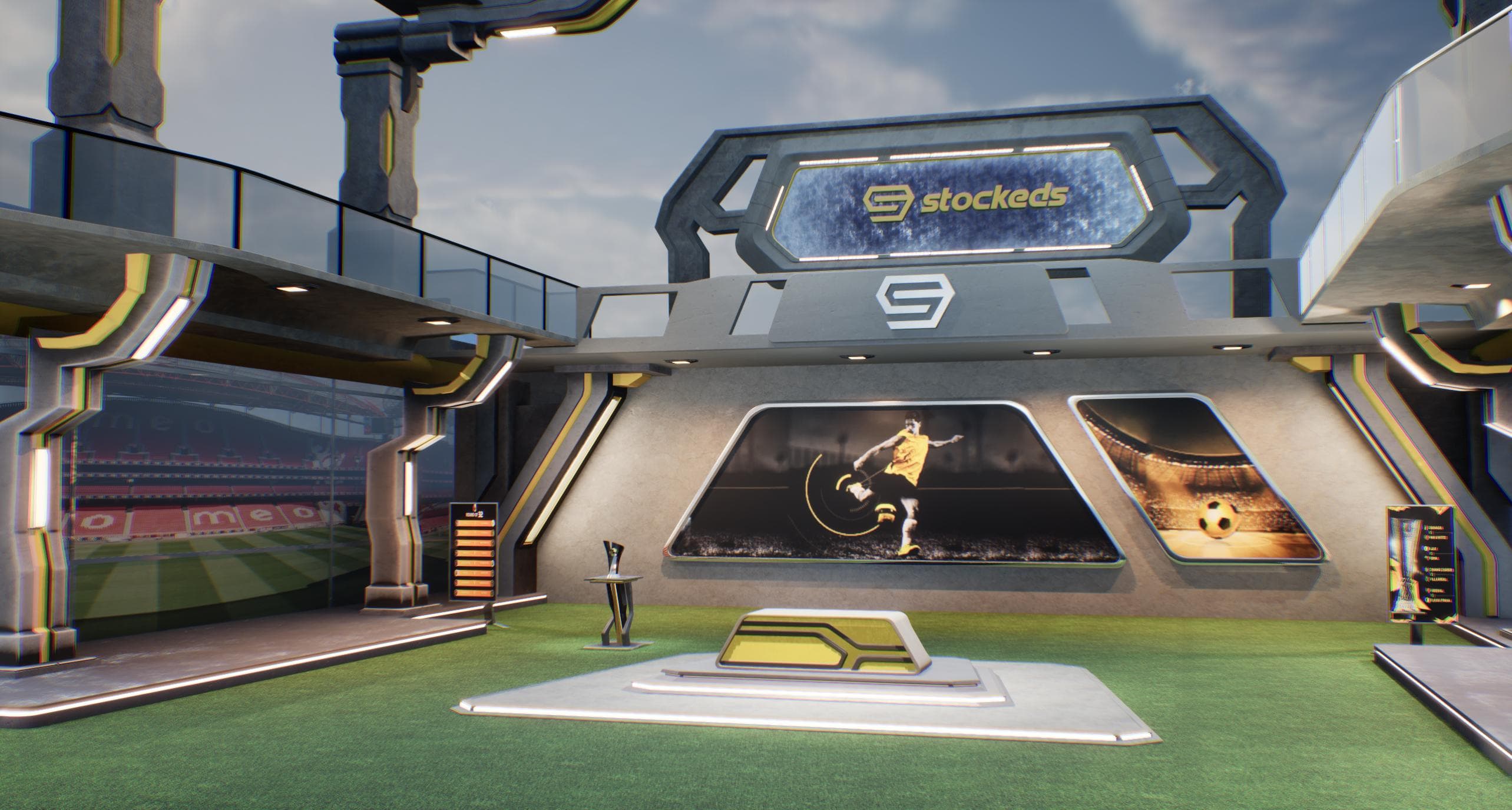 SPORTS NEWSROOM TSPRT  | Unreal Engine Corporate Virtual Set |-10