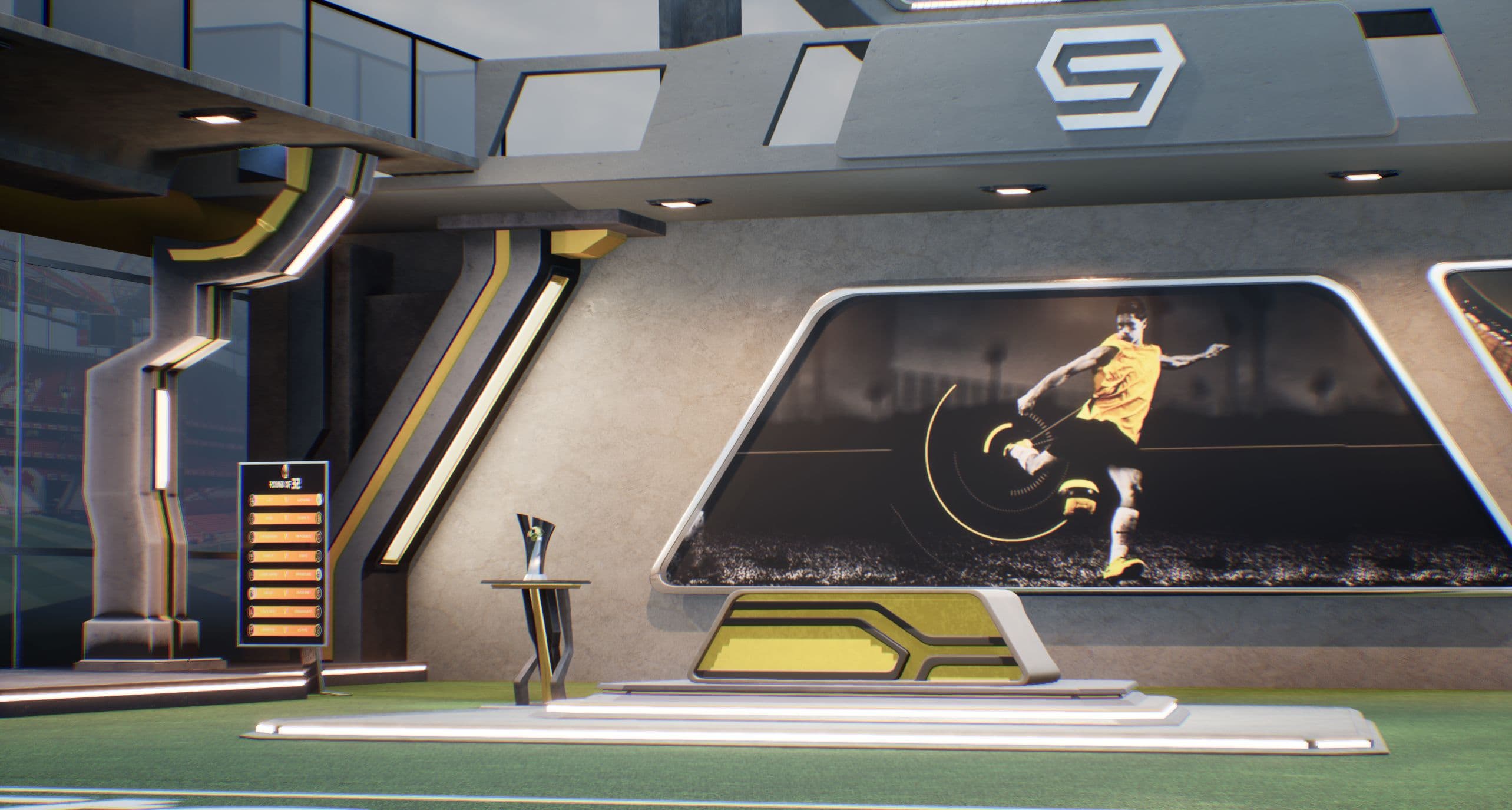SPORTS NEWSROOM TSPRT  | Unreal Engine Corporate Virtual Set |-5