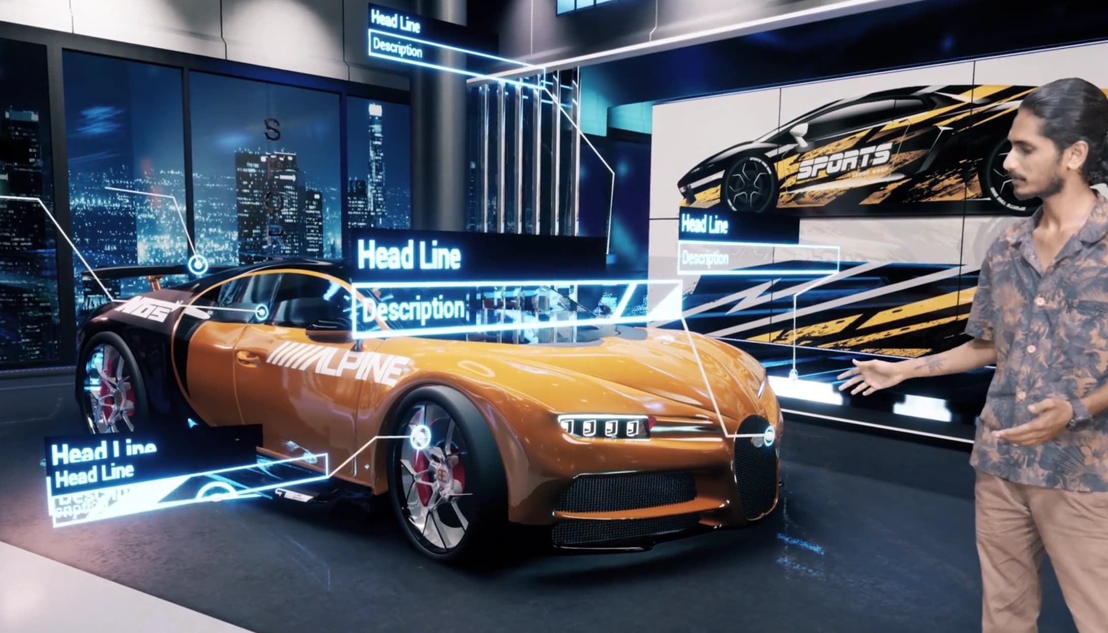 LineCallout: 3D Line Callout Pack – Visual Highlights for Broadcast, XR & Unreal Engine