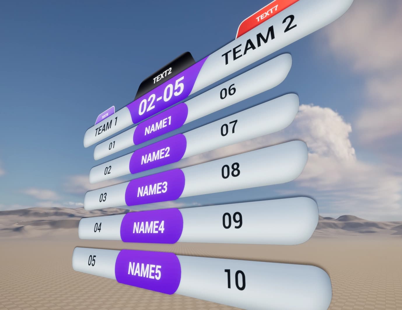 ScoreBoard3D: Sports Scoreboard Pack – Real-Time 3D Graphics for Unreal Engine-4