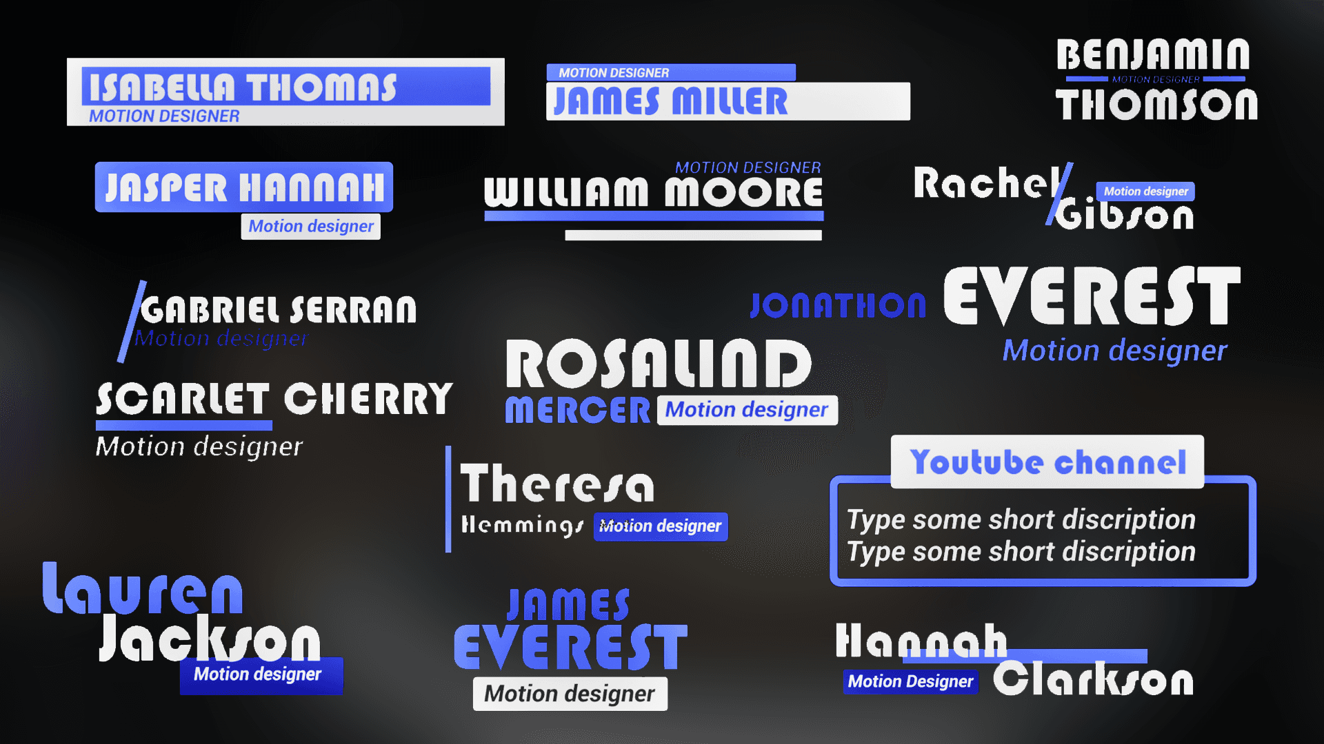 LowerThirds_REXO: Lower Thirds Pack – Studio Titles for Livestreams, YouTube & Broadcasts-3