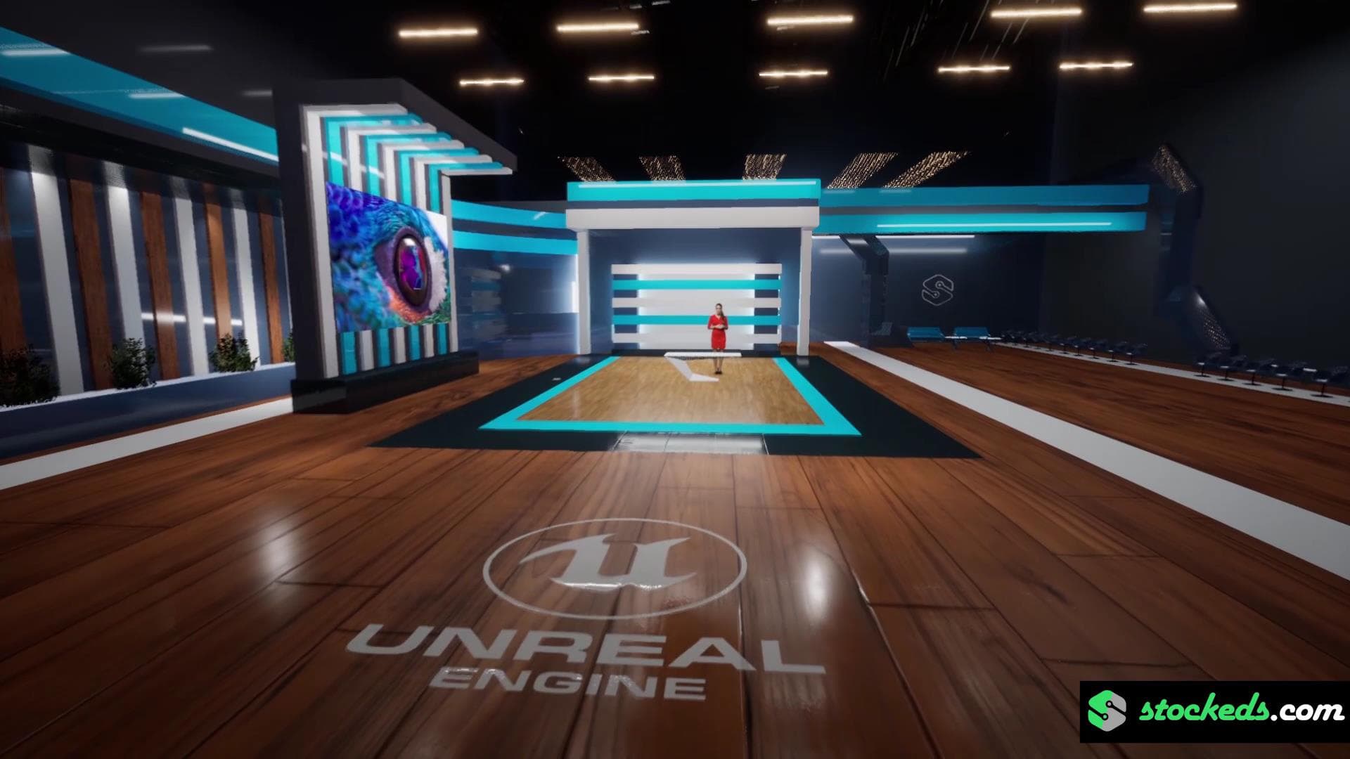 VIRTUAL PRODUCTION SET | NEWS ROOM | UNREAL ENGINE | AXIMMETRY | ZERO DENSITY