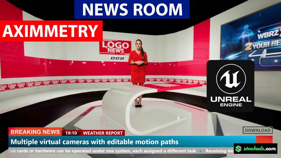 UNREAL ENGINE NEWS_ROOM_AX  | VIRTUAL SET |