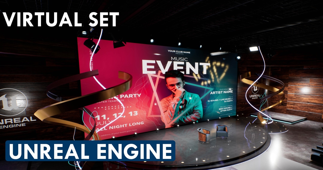 Talk Show DXE | Unreal Engine Corporate Virtual Set