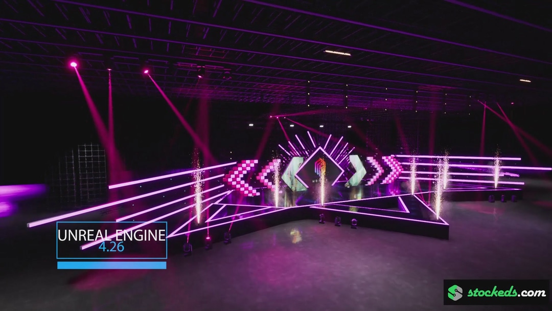 STAGE 7SY1  | DMX Pyro | Unreal Engine Corporate Virtual Set