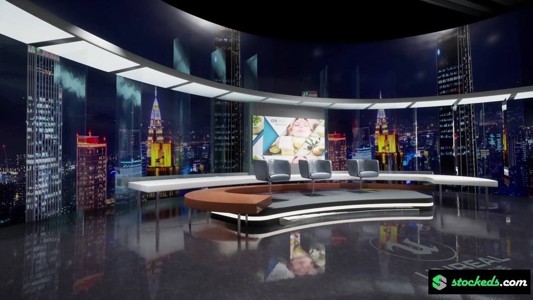 TALKSHOW DEU7 | Unreal Engine Corporate Virtual Set