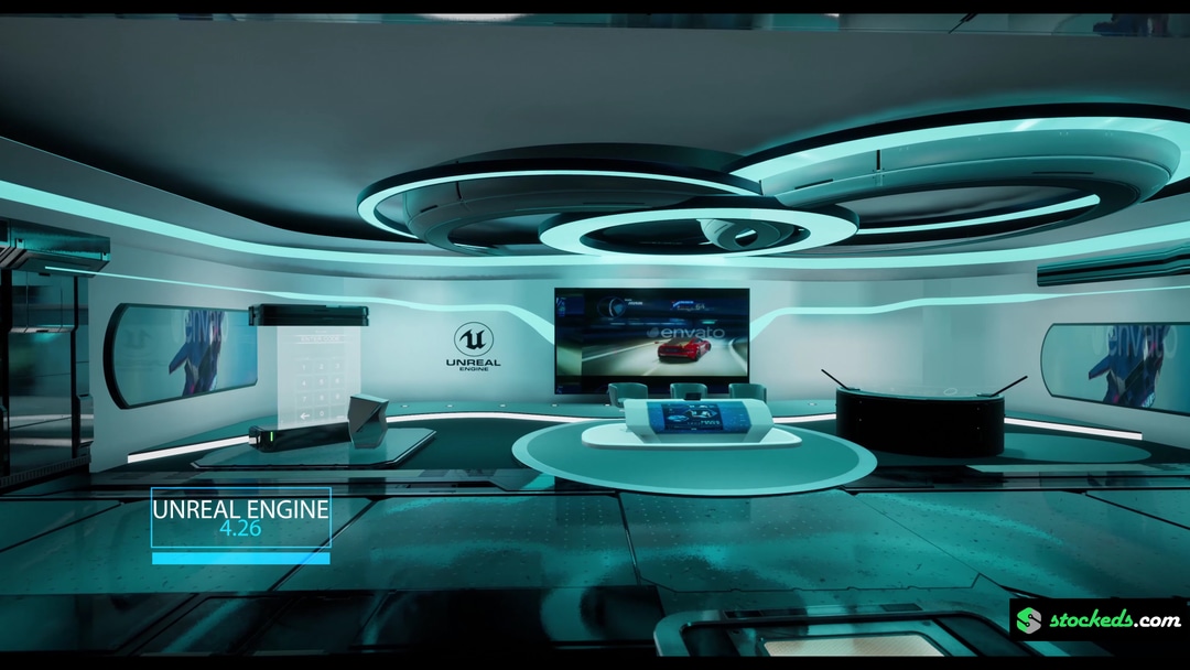 SCIFI TALKSHOW | Unreal Engine Corporate Virtual Set