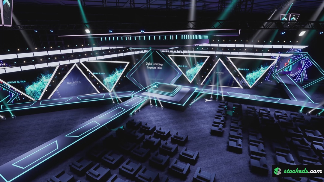 STAGE MY3T | DMX Pyro | Unreal Engine Corporate Virtual Set
