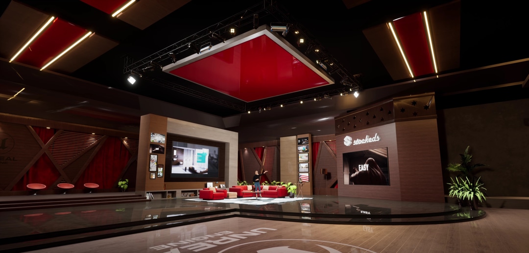 TALKSHOW SMTY | Unreal Engine Corporate Virtual Set