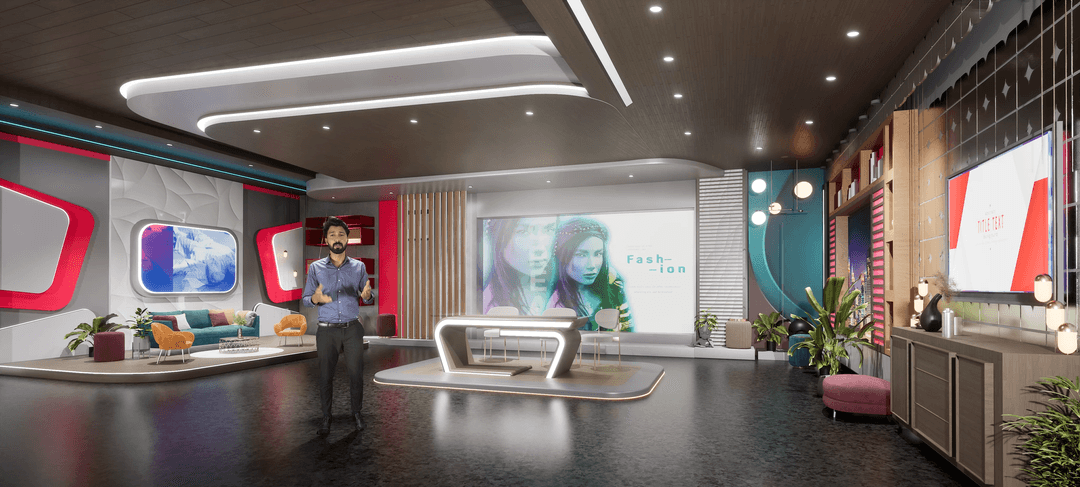 TALKSHOW 6YVYC | Unreal Engine Corporate Virtual Set