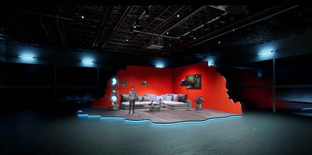 TALKSHOW TIVE9 | Unreal Engine Corporate Virtual Set