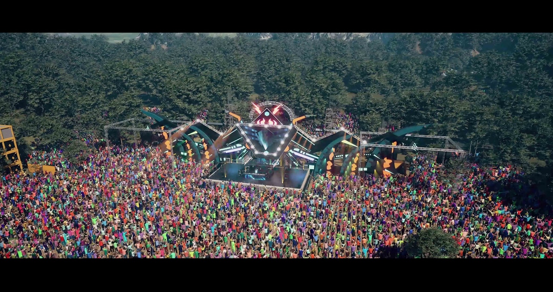 DJ STAGE 55X85 | DMX | | Pyro | | Confetti | Unreal Engine Virtual Set