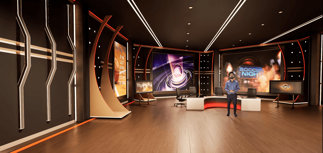 TALKSHOW VZXG6 | Unreal Engine Corporate Virtual Set