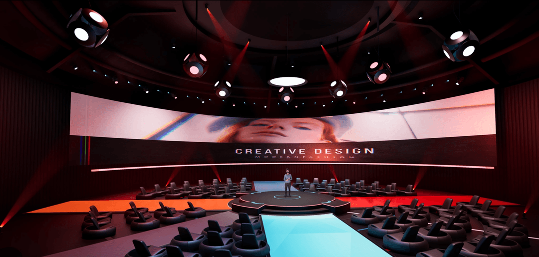 TALKSHOW GBGF3 | DMX | Unreal Engine Corporate Virtual Set