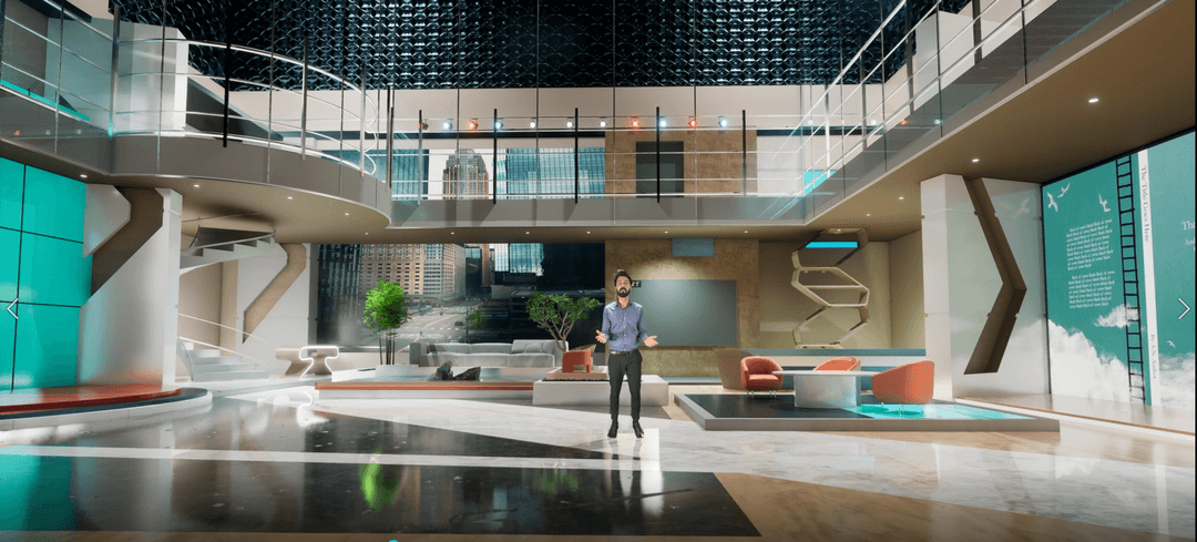 TALKSHOW PYNBN | Unreal Engine Corporate Virtual Set
