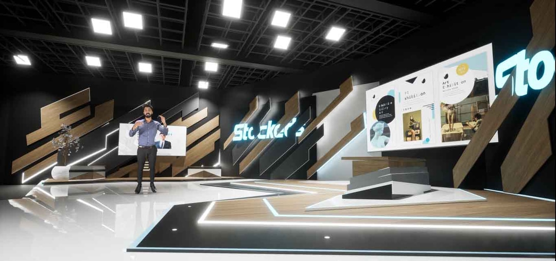 TALKSHOW WE3R | Unreal Engine Corporate Virtual Set