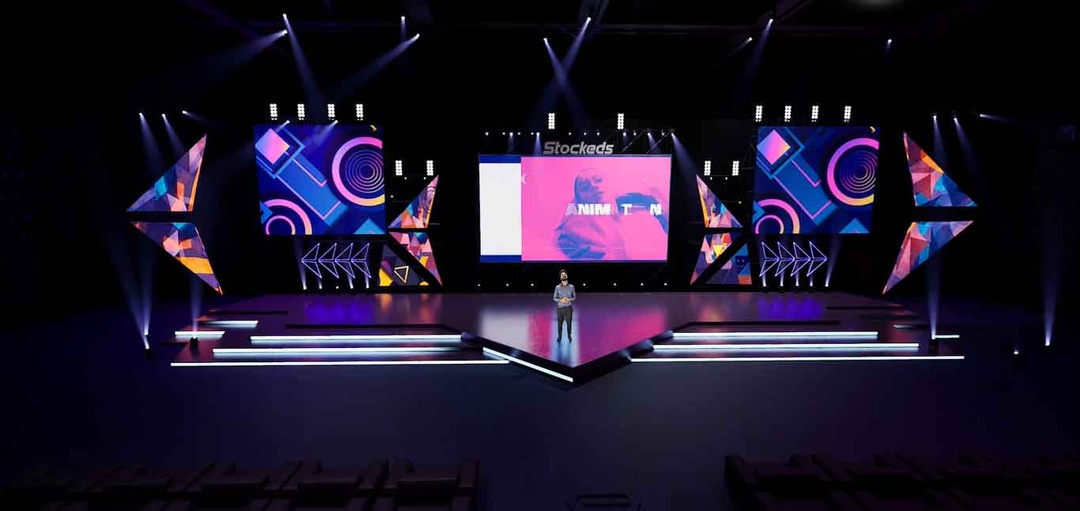 STAGE R1T0 | DMX | Unreal Engine Corporate Virtual Set
