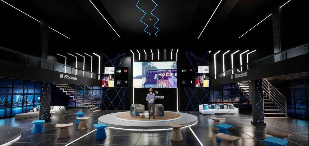 TALKSHOW M5YG | Unreal Engine Corporate Virtual Set