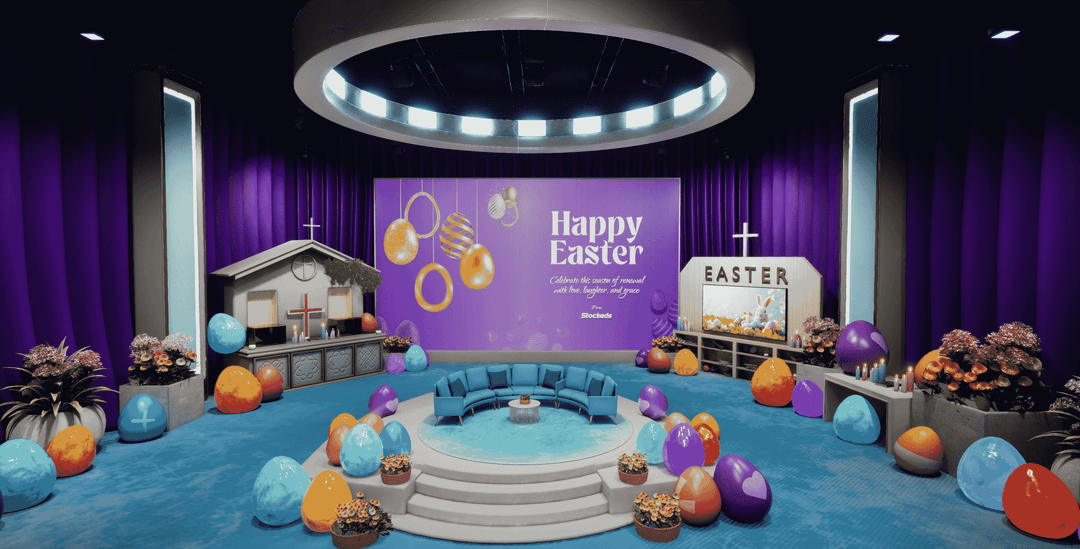 EASTER TALKSHOW | Unreal Engine Corporate Virtual Set