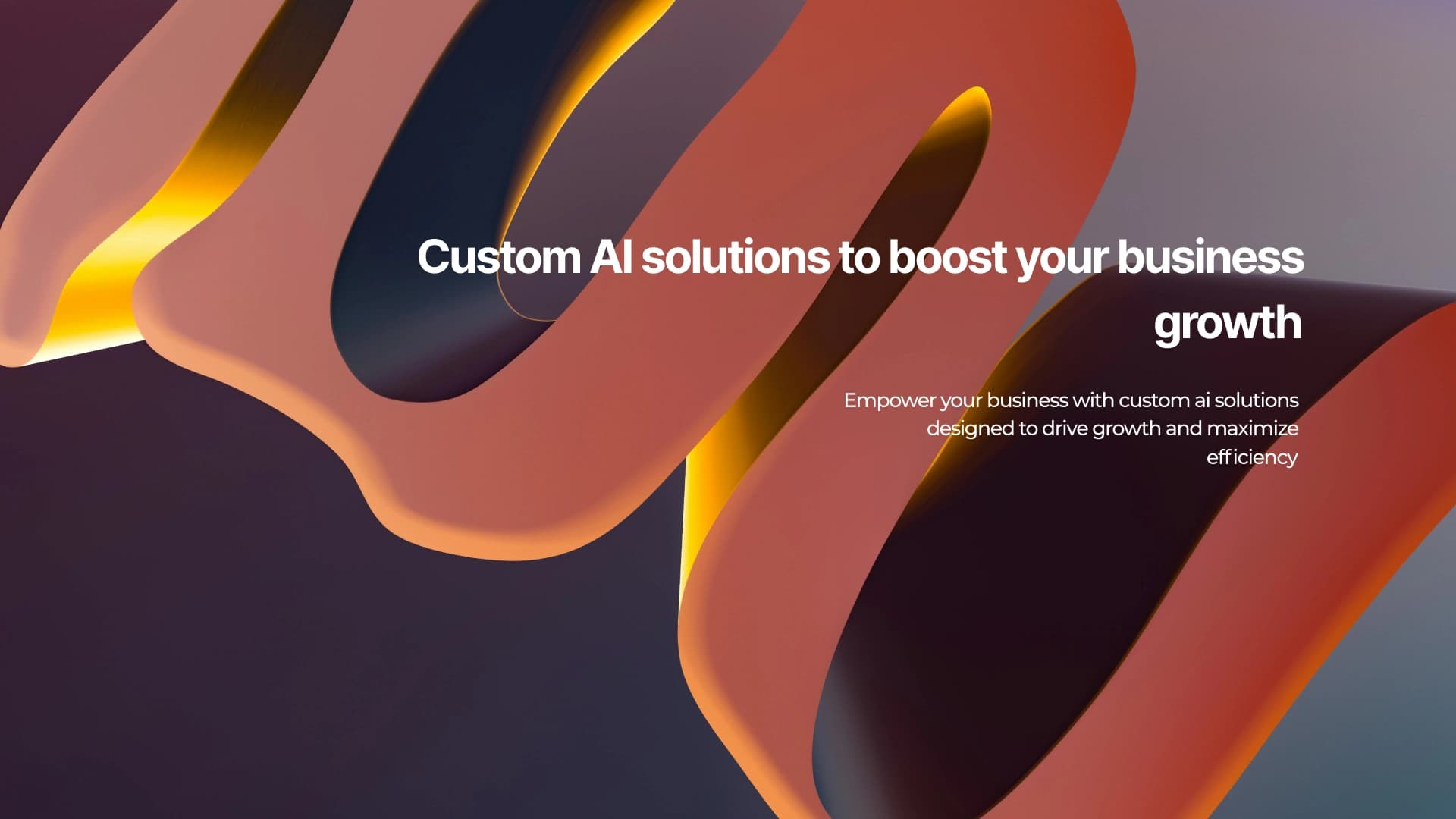 Get In Touch with Us for Tailored AI Solutions