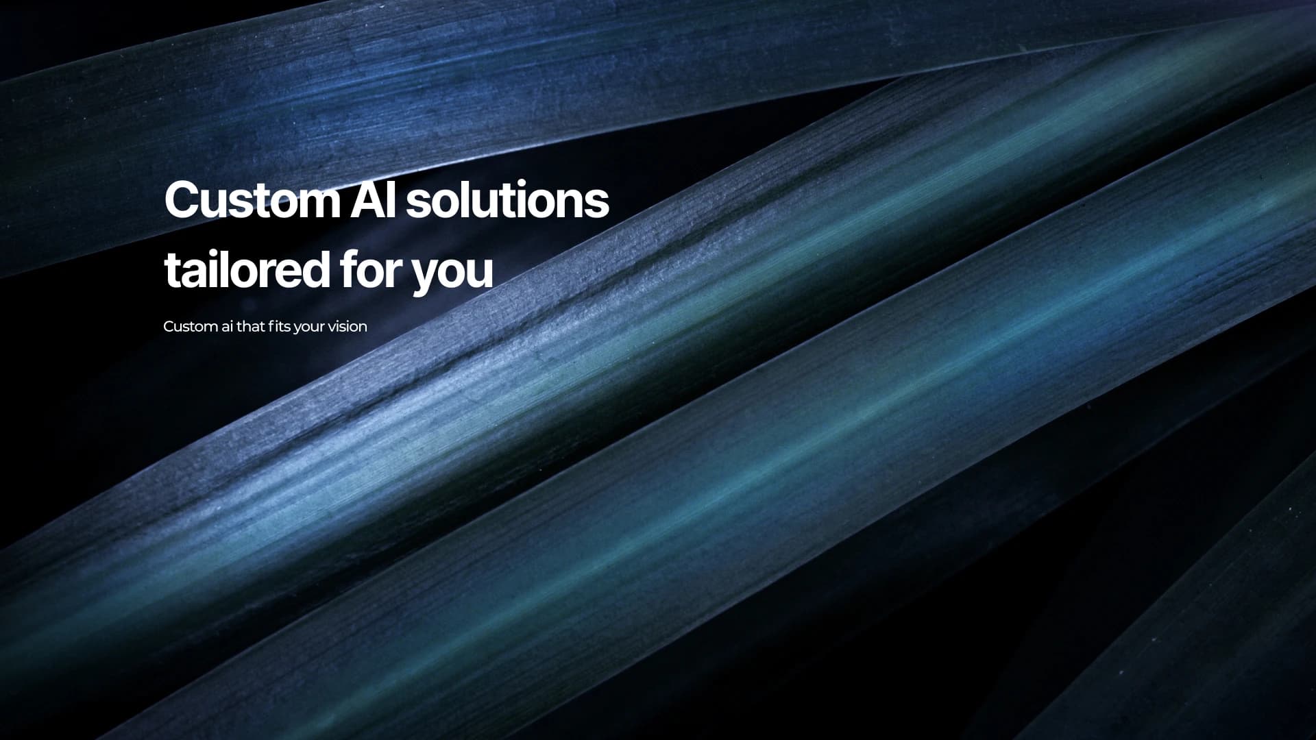 Our Custom AI Services