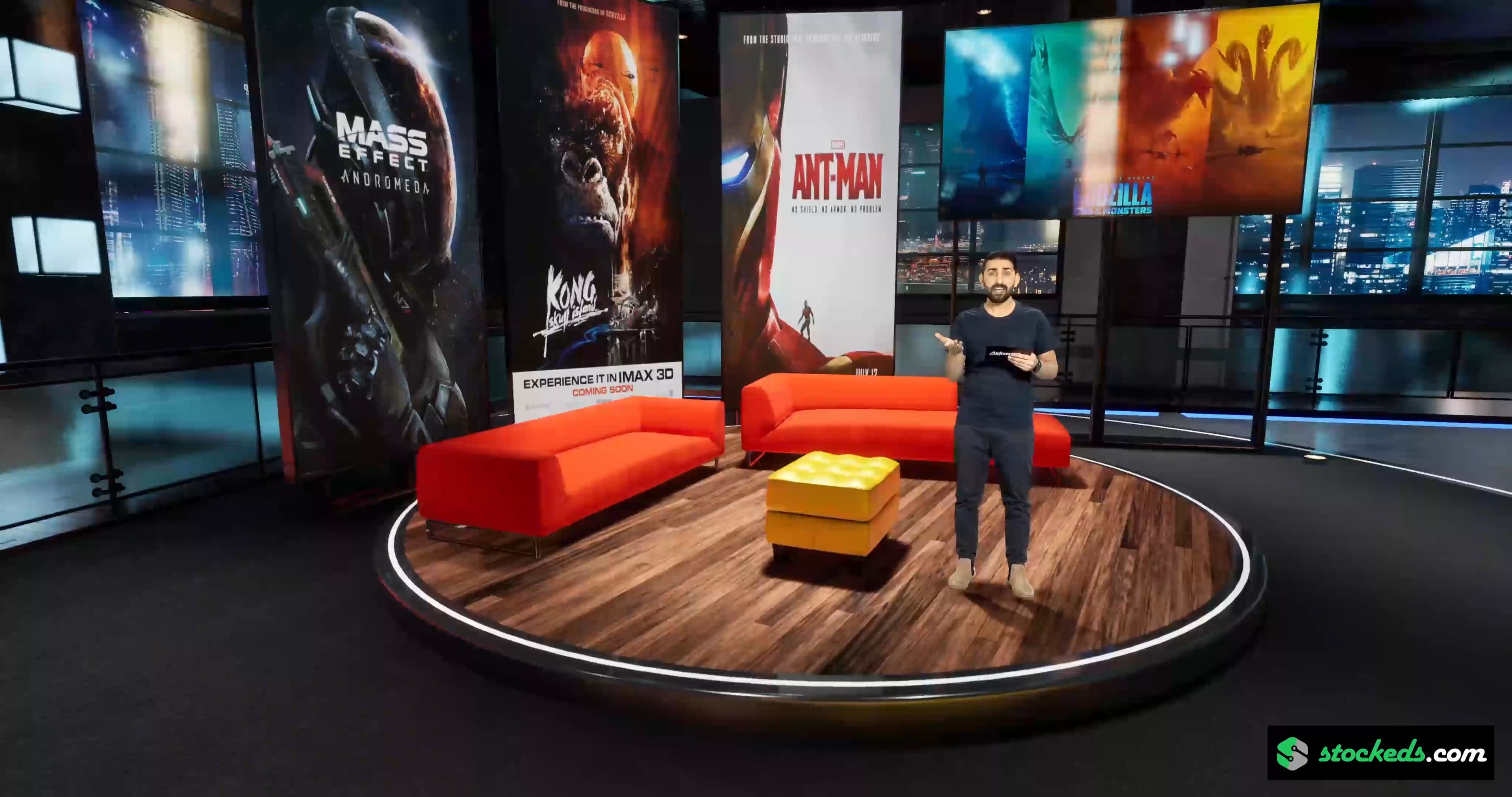 Corporate Talk show-212 | Unreal Engine Corporate Virtual Set-6