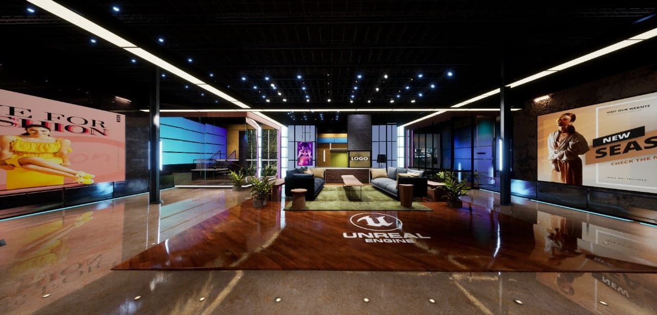 TALKSHOW NF1 | Unreal Engine Corporate Virtual Set-2