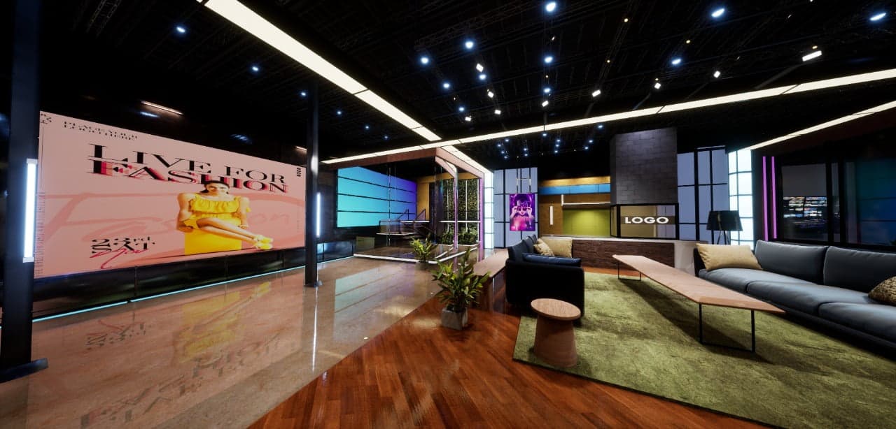TALKSHOW NF1 | Unreal Engine Corporate Virtual Set