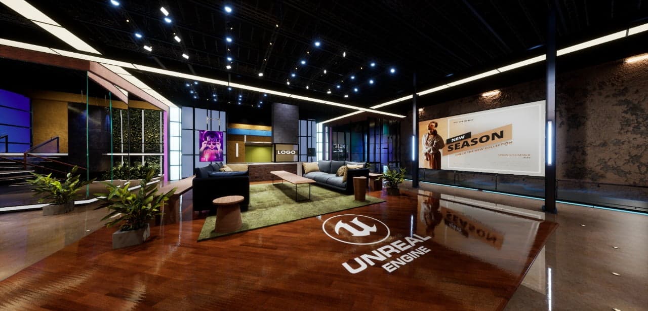 TALKSHOW NF1 | Unreal Engine Corporate Virtual Set-9