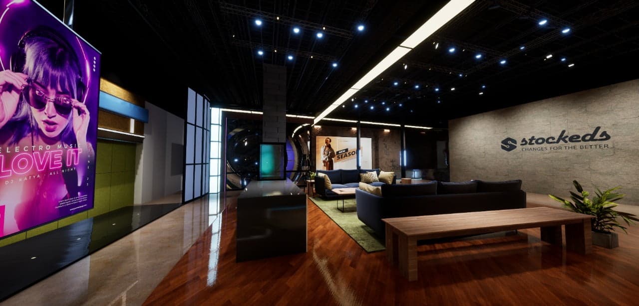 TALKSHOW NF1 | Unreal Engine Corporate Virtual Set-7