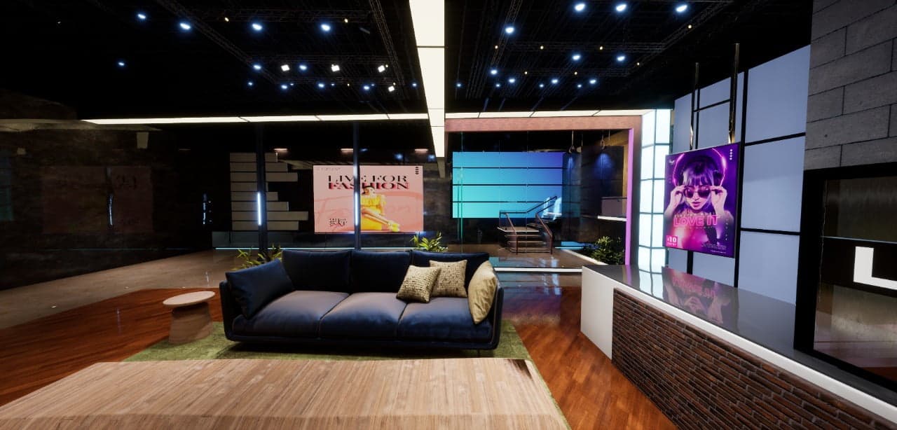 TALKSHOW NF1 | Unreal Engine Corporate Virtual Set-6