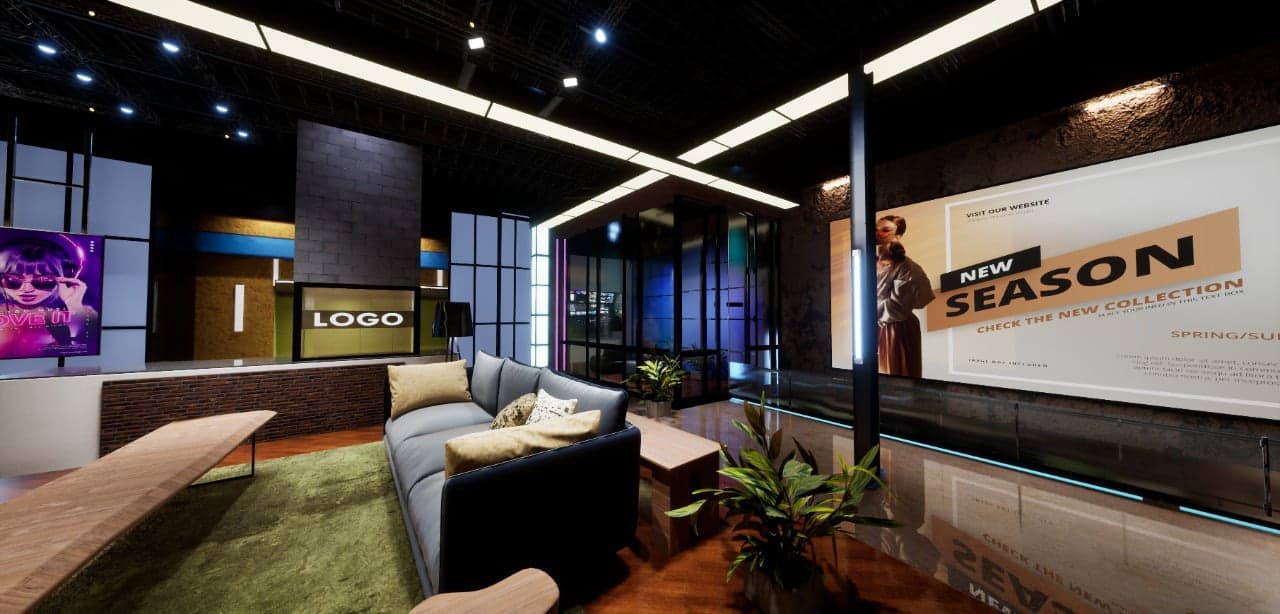 TALKSHOW NF1 | Unreal Engine Corporate Virtual Set-4